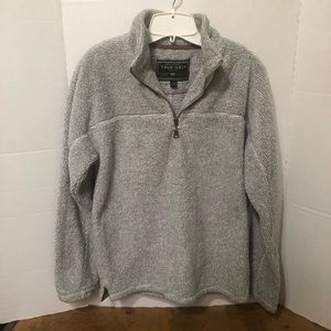 True Grit Size XS Grey Pullover by American Outdoor Co